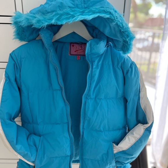 - 🔥NWOT 1826 kids light blue with white jacket size 14. - Picture 12 of 13